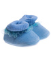 Niebieskie pluszowe kapcie dla niemowląt /H2 17569 MX2-5/