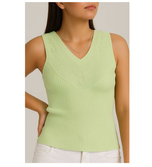 Zielona koszulka bezrękawnik /H2 K46 ub980 S)0/