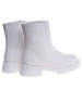 Białe botki damskie z suwakiem /B4-3 18603 T008/