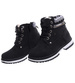 Ocieplane czarne botki trapery dziewczęce /C1-3 18293 T384/