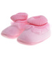 Różowe pluszowe kapcie dla niemowląt /H2 17568 MX2-5/