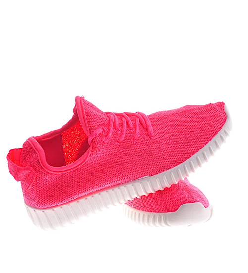 Lekkie damskie buty sportowe Peach /D6-3 12305 T195/
