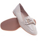 Beżowe balerinki lordsy /F6-2 13235 T277/