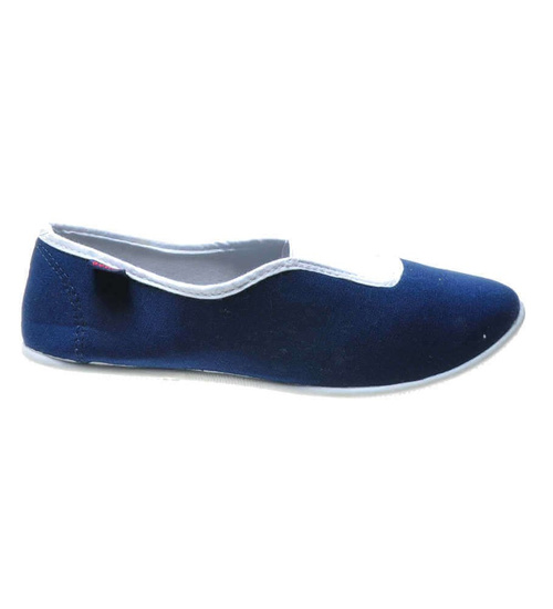 Wsuwane granatowe tenisówki slip on /F10-1 6015 GA096/