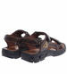 Brązowe męskie sandały rzymianki /B7-1 16502 T300/