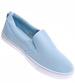 Błękitne męskie trampki slip on /B6-2 16517 T189/