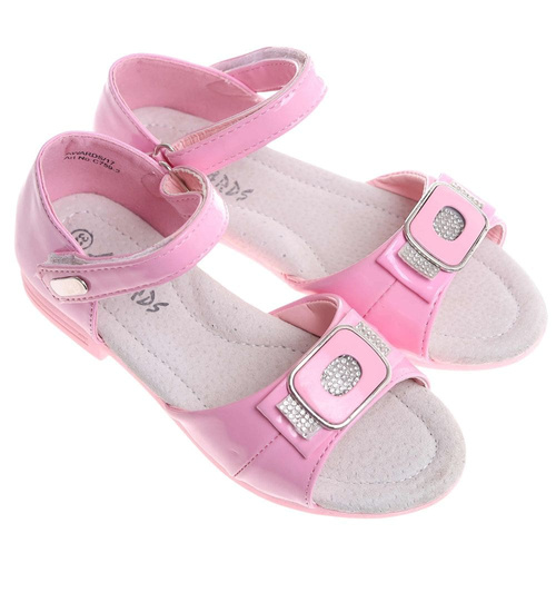 Sandały dziewczęce Różowe buty na lato /E1-2 12025 T192/