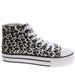 Wysokie trampki damskie na platformie Panterka /D9-2 16741 G9-84/