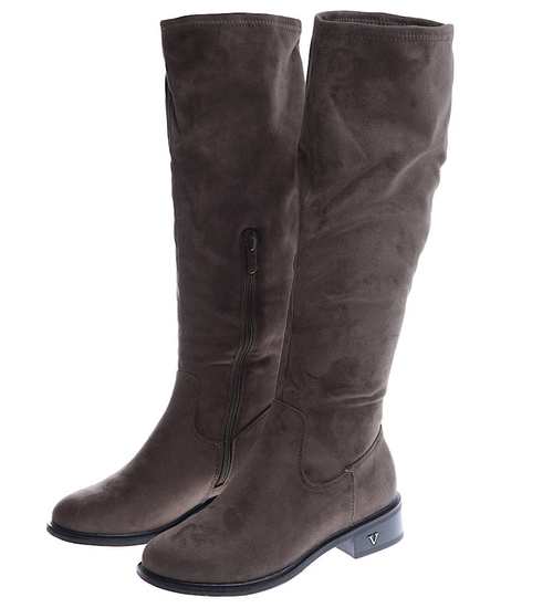 Oliwkowe kozaki oficerki /B5-3 15000 T583/