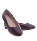 Bordowe baleriny damskie /A7-2 13357 T192/