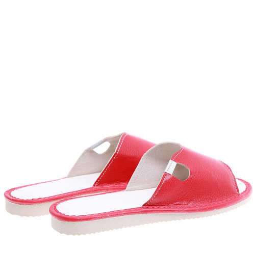 Czerwone domowe klapki kapcie /C2-1 16135 S165/