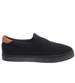 Czarne męskie trampki slip on z tkaniny /f3-3 16514 T287/