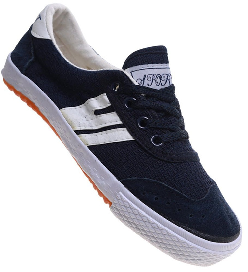 Sznurowane granatowe trampki halówki /B2-1 17187 T055/