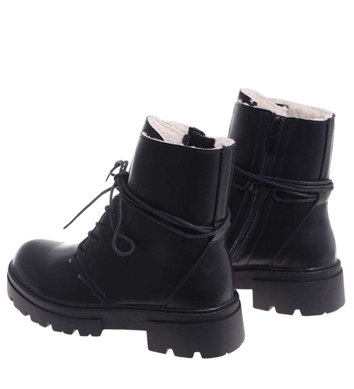 Zimowe botki trapery z ociepleniem /B4-3 18500 T4/