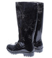 Czarne kalosze damskie z długą cholewką /E2-1 15789 T338/