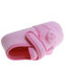 Różowe bawełniane pluszowe kapcie dla niemowląt /H2 17570 MX2-5/