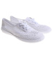 Tenisówki damskie białe ażurowe wiązane /D1-2 17824 T234/