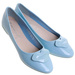 Niebieskie baleriny damskie /B4-2 8250 S099/
