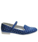 Niebieskie balerinki dziewczęce z paseczkiem /G9-3 4434 S077