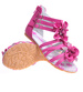 Wygodne sandały dziewczęce Fuksja /E5-2 11730 T195/