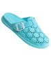 Klapki damskie Ażurowe buty na plażę Turkusowe /H2 17854 G008/