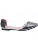 Transparentne srebrne balerinki /G4-2 15847 T190/