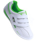 Biało zielone buty sportowe na rzep /E2-3 14979 S341/
