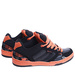 Czarno pomarańczowe damskie buty sportowe /D2-2 14793 T199/