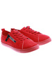 Sznurowane czerwone tenisówki /D9-2 11656 T194/