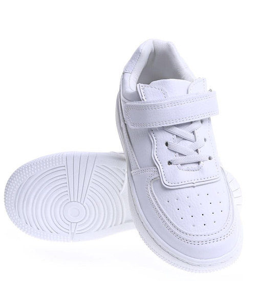 Dziewczęce białe buty sportowe /C7-1 15440 T223/