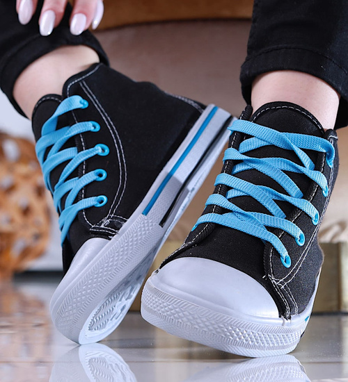 Wysokie trampki Ninja Fruit Czarne /G6-3 13868 S097/