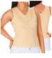 Beżowa koszulka bezrękawnik /H2 K48 ub981 S)0/