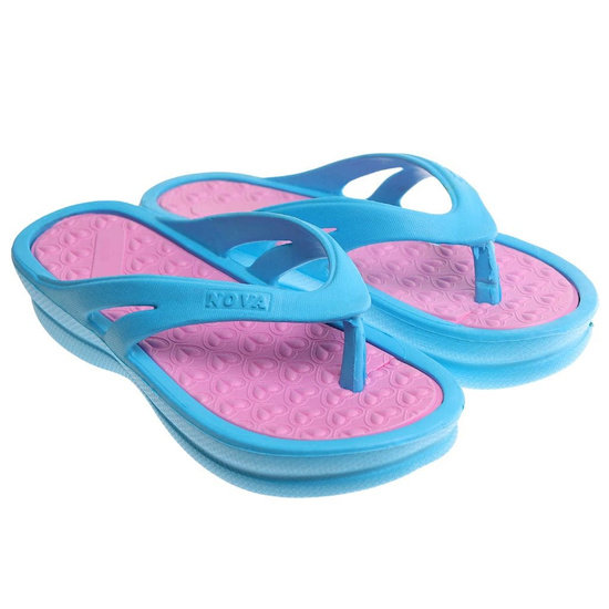 Niebieskie damskie klapki japonki na basen /H2 15925 T007/