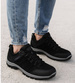Sznurowane czarne męskie buty trekkingowe /F3-1 18103 S396/