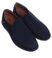Wsuwane męskie półbuty mokasyny Granatowe /E7-2 18142 T555/