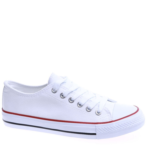 Klasyczne białe trampki /A1-3 14487 S3/