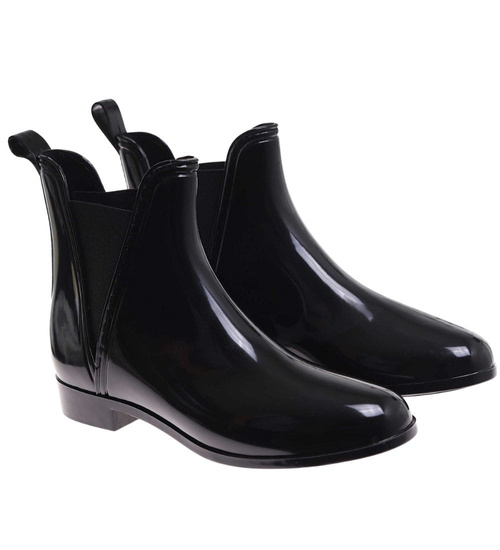 Kalosze damskie czarne gumowce /B6-1  +H2 17979 T21-52/