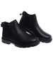 Czarne ocieplane botki męskie z suwakiem /D7-3 18454 T581/