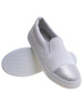 Wsuwane białe trampki dziewczęce slip on /B5-2 13683 T004/