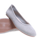 Baleriny szare ażurowe buty wiosenne /A1-2 15652 T19/