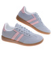 Pastelowe błękitne sneakersy damskie /E3-3 18712 T447/