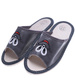 Skórzane dziecięce wsuwane klapki Szare /G9-1 8207 S182/