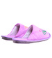 Pluszowe fioletowe kapcie damskie z haftem /E4-1 15947 S4-5/