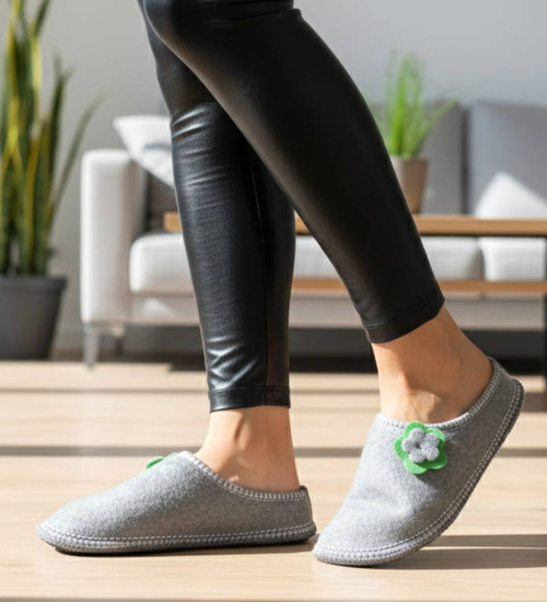 Filcowe kapcie damskie ost476