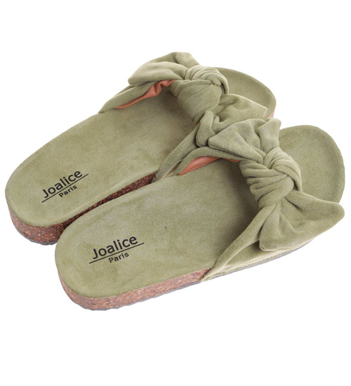 Zielone otwarte klapki profilowane /F10-2 17741 W122/