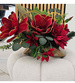 Duży stroik Czerwone kwiaty KOMP131 M700