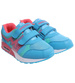 Niebieskie dziewczęce sneakersy na rzepy /G9-3 18130 T292/