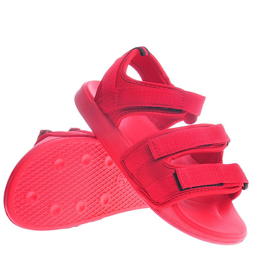 Lekkie czerwone sandały /A1-2 11849 T199/