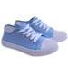 Klasyczne niebieskie trampki z niską cholewką /B6-1 15579 T089/