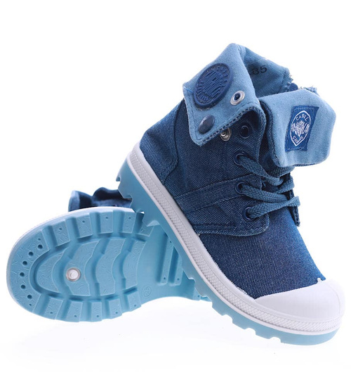 Chłopięce trampki z wywijaną cholewką /G3-2 13509 T196/